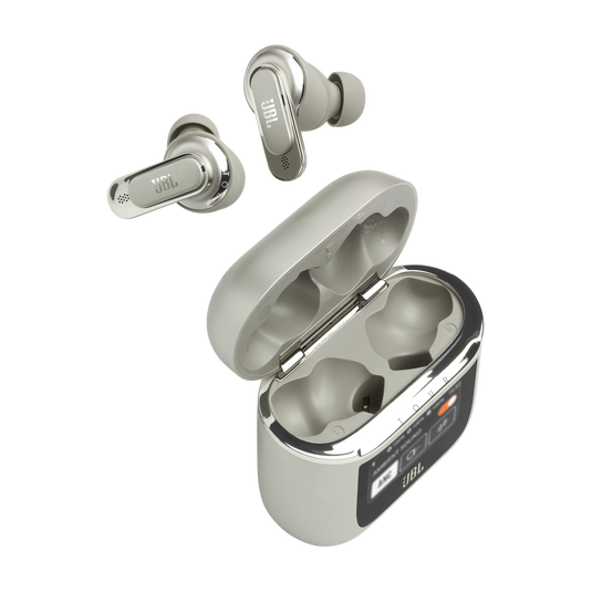 JBL Tour Pro 2 - Champagne - True wireless Noise Cancelling earbuds - Detailshot 1 image number null